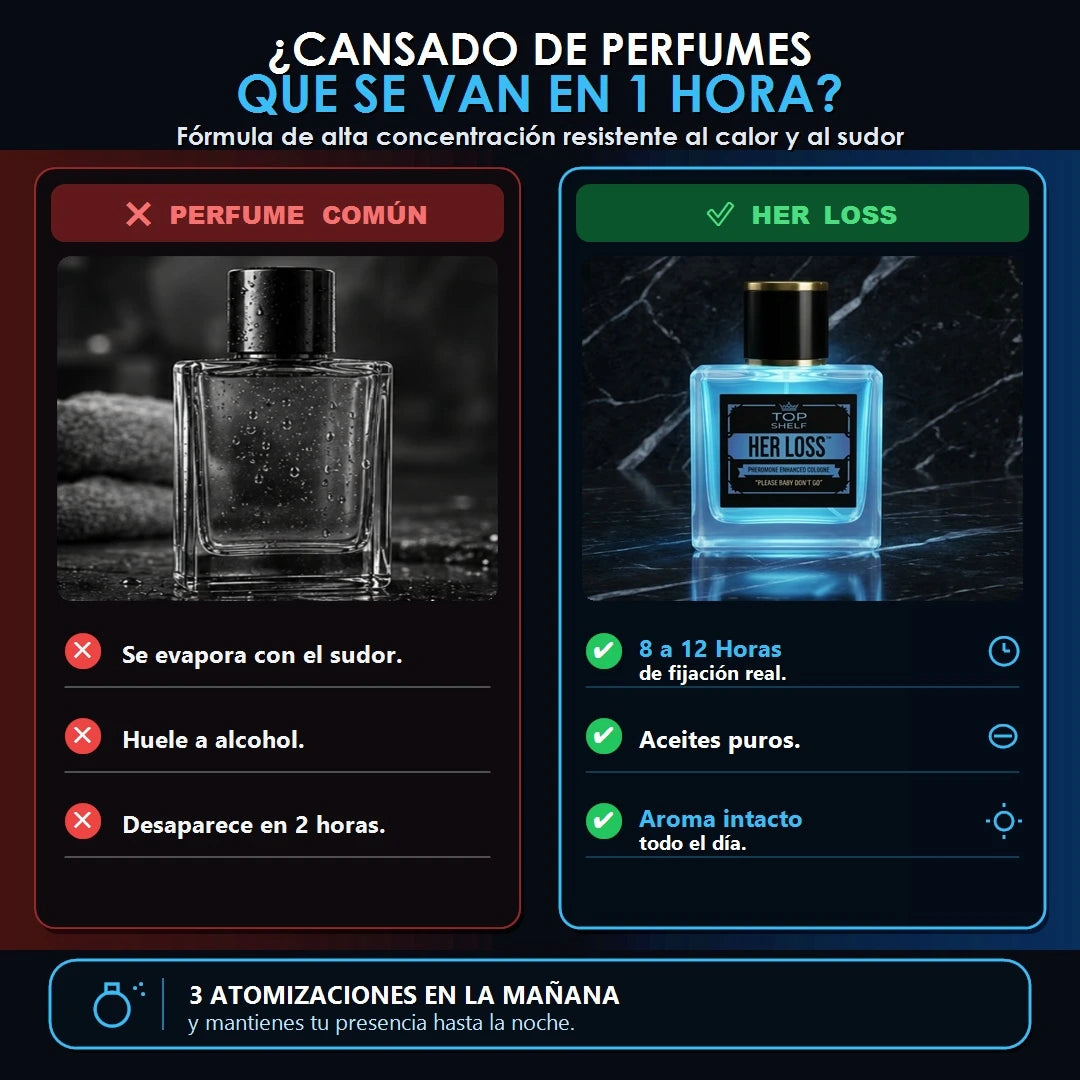 HER LOSS™ - Perfume de Feromonas para Hombre