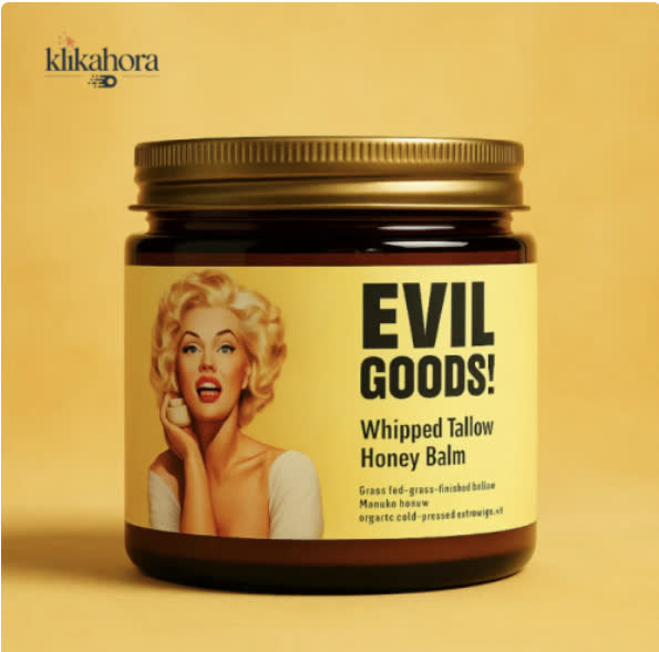 Evil Good - Crema Hidratante de Sebo de Res 100% Orgánica