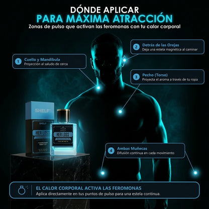 HER LOSS™ - Perfume de Feromonas para Hombre