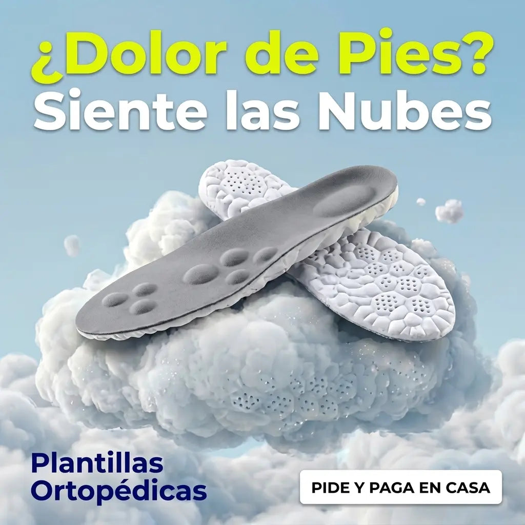 Plantillas 4D Ortopédicas - Alivio y Confort Extremo
