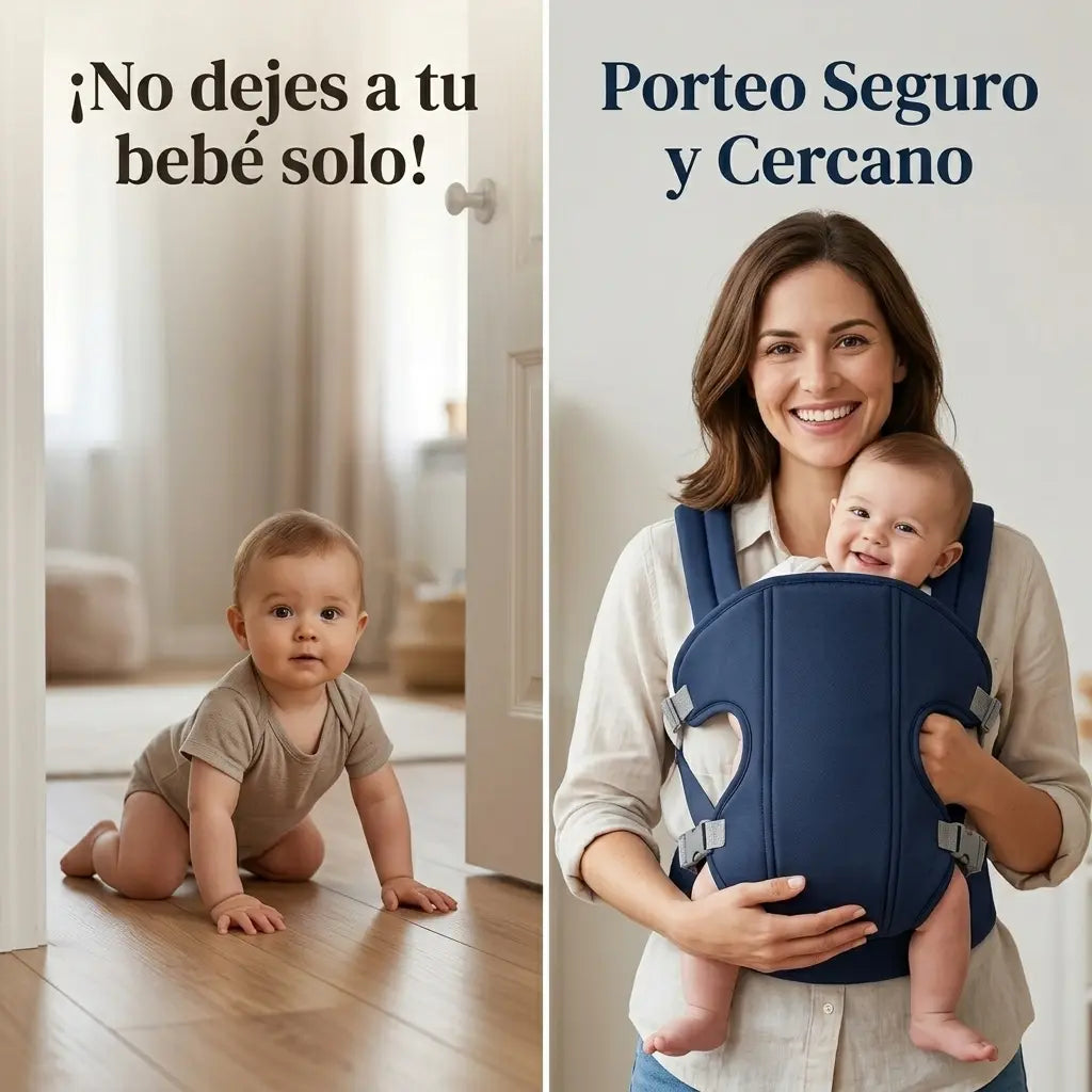 Portabebés Ergonómico Premium - Cómodo y Seguro