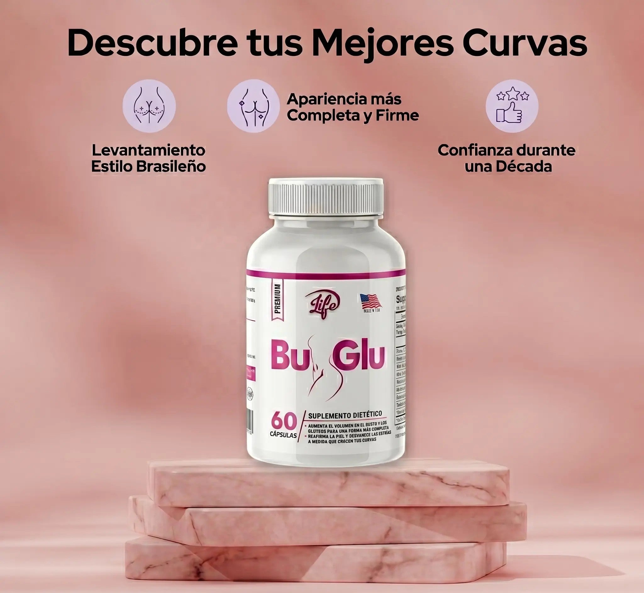 Bu Glu Premium - Volumen para Glúteos y Busto – EL ESTANTE RD