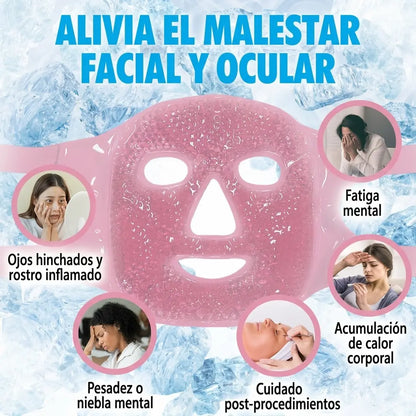 Máscara Facial Terapéutica de Gel (Frío y Calor)