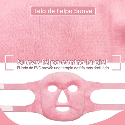 Máscara Facial Terapéutica de Gel (Frío y Calor)