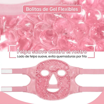 Máscara Facial Terapéutica de Gel (Frío y Calor)